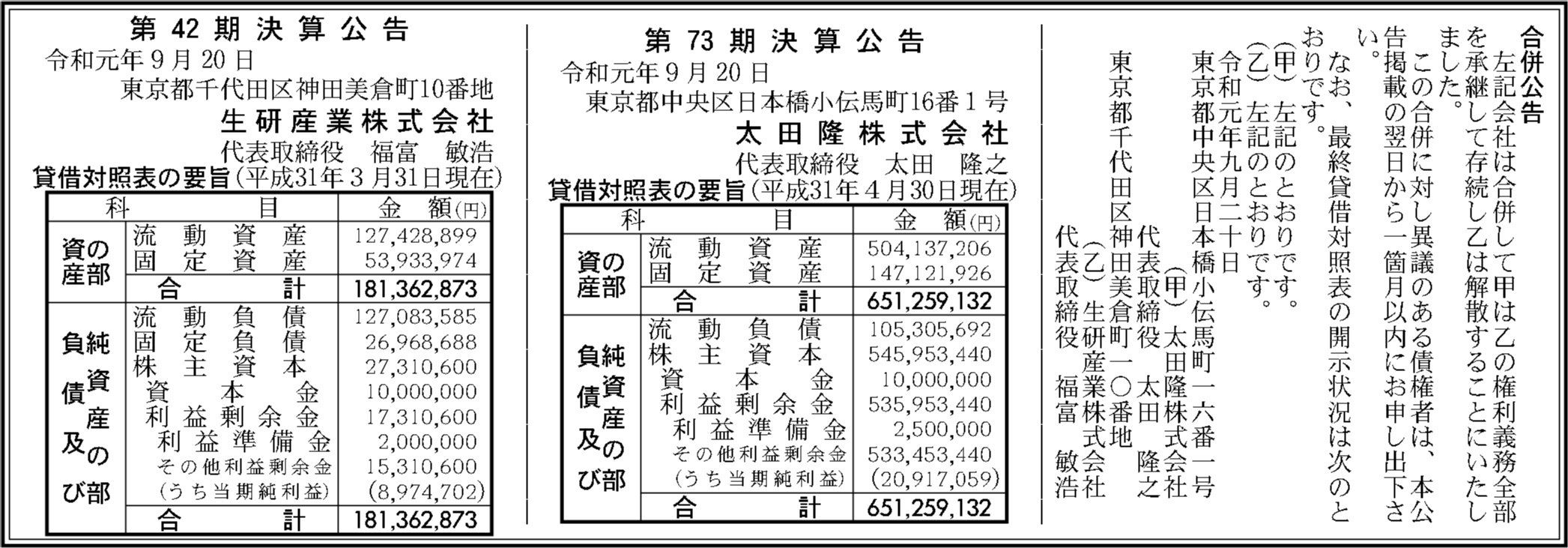 試験会場情報詳細表示画面